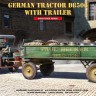 GERMAN TRACTOR D8506 WITH TRAILER plastic model kit