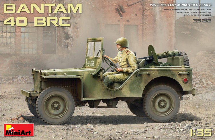 Automobile BANTAM 40 BRC plastic model kit