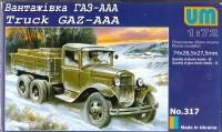 Советский грузовик GAZ-AAA пластиковая сборная модель