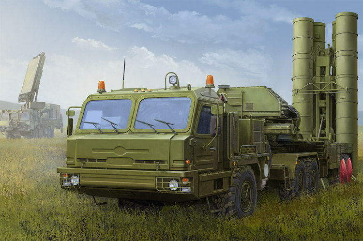 С-400 Зенитно-ракетная установка на базе БАЗ-64022 сборная модель