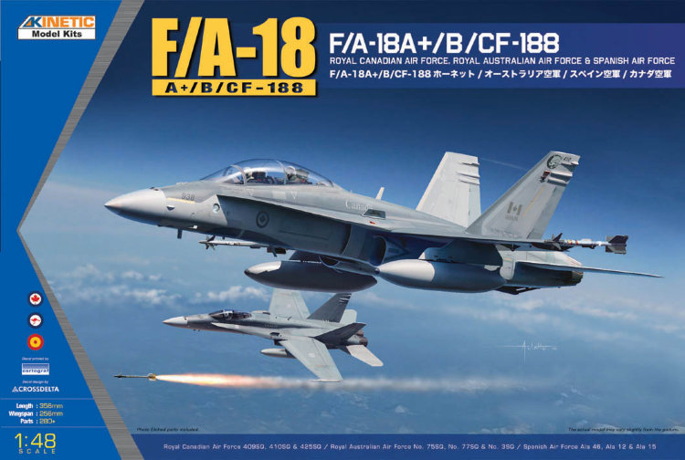 F/A-18A+/B / CF-188  Палубный истребитель-бомбардировщик сборная модель