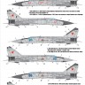 Декали Украинские Фоксбэты: МиГ-25