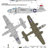B-25G/H/J Mitchell (Late) "Pin-Up Nose Art and Stencils" North American Part 4 decals
