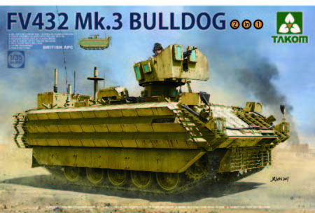 Бронетранспортёр Бульдог  FV-432 Mk.3 "Bulldog"  Британской Армии сборная модель
