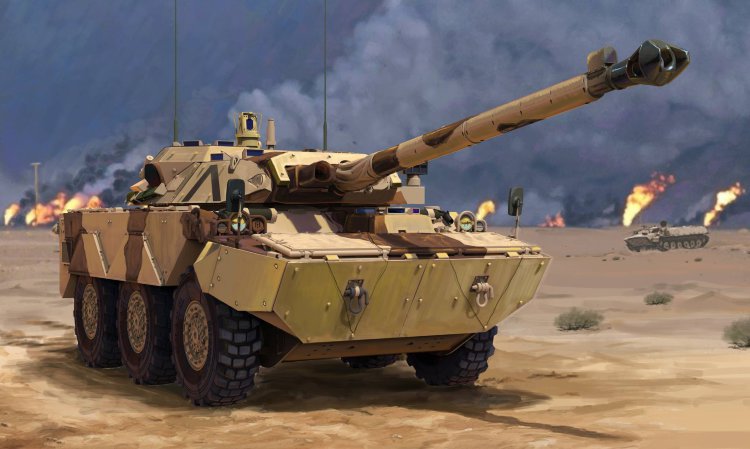 AMX-10RC  "Война в Заливе " бронеавтомобиль сборная модель