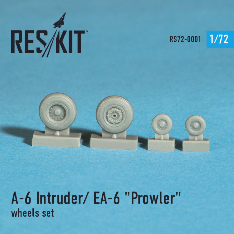 A-6 Intruder / EA-6 "Prowler" Grumman набор смоляных колес 1/72