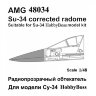  Су-34 носовой радиопрозрачный обтекатель конверсионный набор 1/48