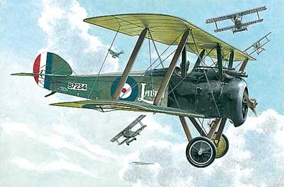 Sopwith F.1 Camel w/Bentley fighter scale model kit