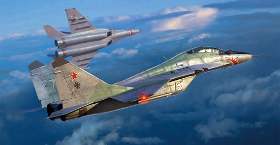  Миг- 29 УБ (изделие 9.51) Советский двухместный учебно-боевой  истребитель сборная модель