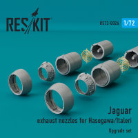 Jaguar exhaust nozzles for Hasegawa/italleri 1/72