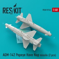 AGM-142 Popeye Have Nap missile (2 pcs) 1/48