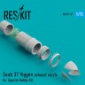 Saab 37 Viggen exhaust nozzle for Special Hobby Kit 1/72