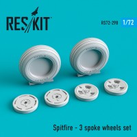 Spitfire - 3 spoke wheels set (1/72)