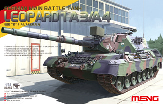 Leopard 1 A3/A4 German Main Battle Tank plastic model kit