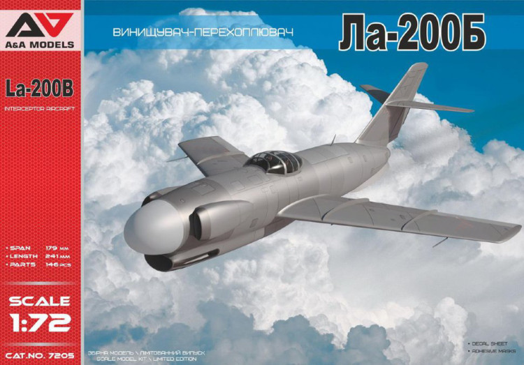 La-200B experimental interceptor (KB Lavochkin) plastic model