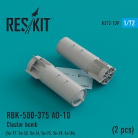 RBK-500-375 АО-10  Cluster bomb (2 pcs)  1/72