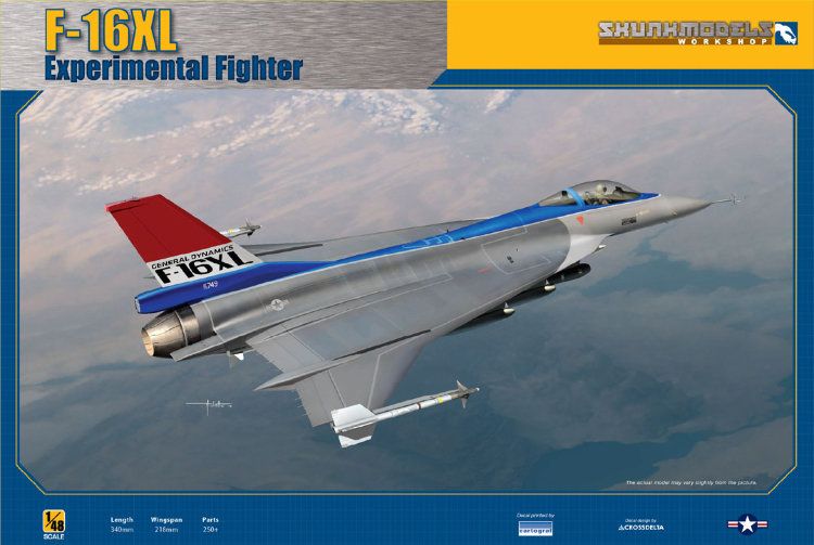 F-16XL экспериментальный ударный истребитель сборная модель