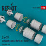Su-34 exhaust nozzles for Kitty Hawk 1/48