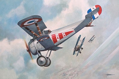 Nieuport 24bis fighter plastic model kit