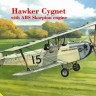 Hawker Cygnet з двигуном ABS Skorpion збірна модель