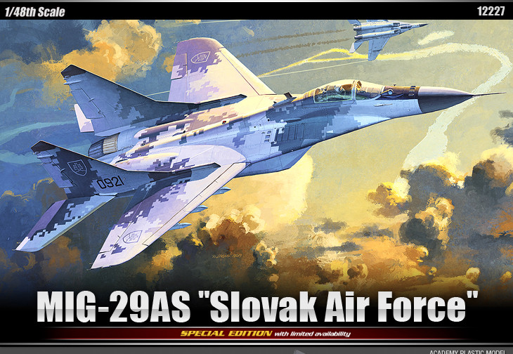ACADEMY 12227 МіГ-29АС ВПС Словаччини