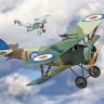 Nieuport 27 fighter plastic model kit