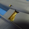Detailing set for aircraft model Tu-204 (Zvezda) photo-etched