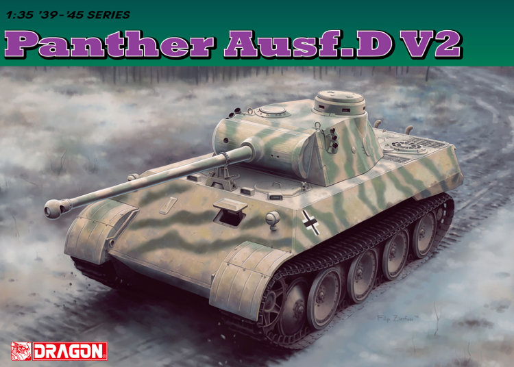 танк Panther Ausf. D V2 сборная модель 1/35