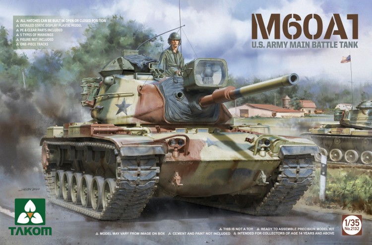 M60A1 U.S. Army Main Battle Tank plastic model kit