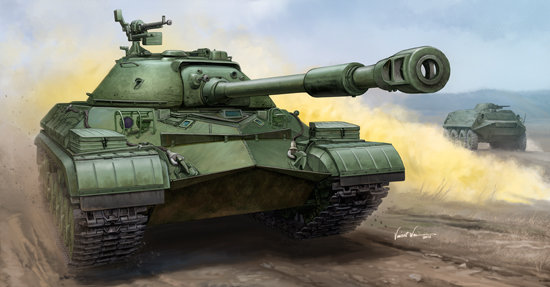 Т-10А советский тяжелый послевоенный танк сборная модель