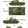 Т-10А советский тяжелый послевоенный танк сборная модель