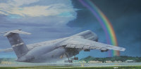 C-5B Galaxy «Гэлэкси» сборная модель военно-транспортного самолета