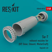 Su-7 exhaust nozzles for (КР, Smer, Eduard, MisterCraft) 1/48
