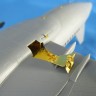 Detailing set for aircraft model Superjet 100 (Zvezda) photo-etched