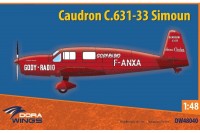 Caudron C.631/633 Simoun збiрна модель