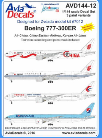 Боинг 777-300 Дальний Восток декаль