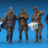Радянські офіцери на польовому нараді набір фігур