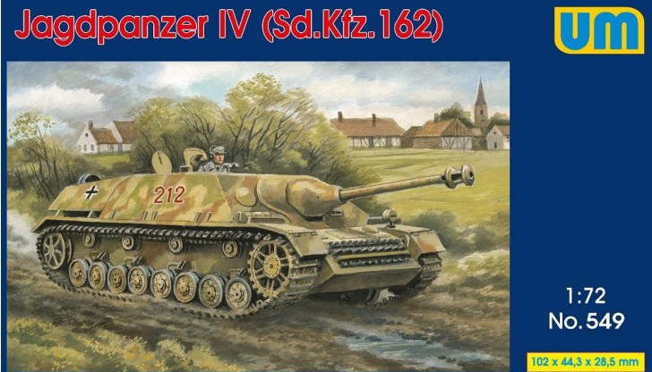 Jagdpanzer IV (Sd.Kfz.162) сборная модель