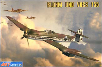 Blohm und Voss 155V2 WWII German interceptor