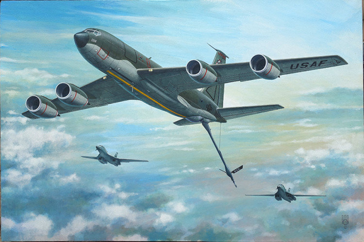 RODEN 350 Боинг KC-135R Stratotanker самолёт-заправщик
