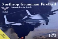 літак-розвідник Nortrop Grumman Fireberd UAV безпілотник збірна модель 1/72