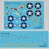 North American B-25C/D Mitchell Pin-Up Nose Art and Stencils Part 4 decals