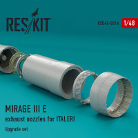 MIRAGE III E  exhaust nozzles ITALERI 1/48