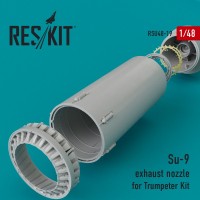Su-9 exhaust nozzle for Trumpeter Kit 1/48