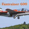 RBF Fantrainer 600 навчально-бойовий літак збірна модель