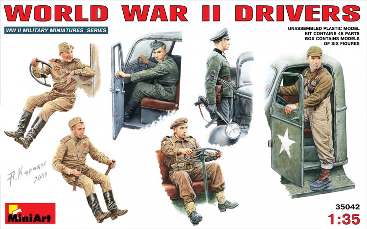 WORLD WAR II DRIVERS plastic model