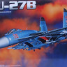 Су-27 винищувач перехоплювач збірна модель літака (1:48)
