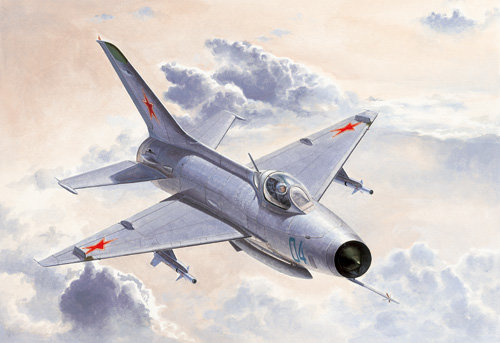 МиГ-21 Ф-13 советский фронтовой истребитель сборная модель