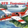 RBF Fantrainer 400 навчально-бойовий літак збірна модель