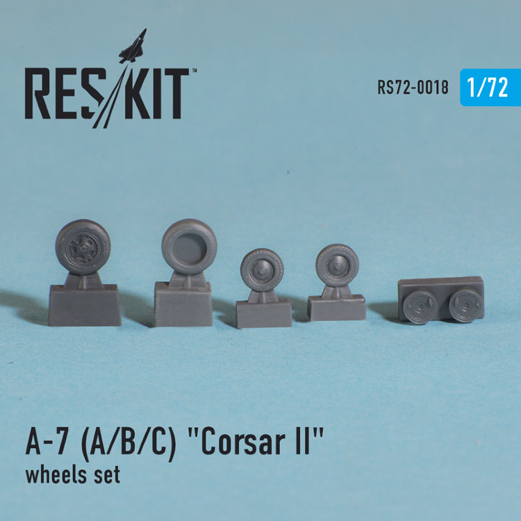 A-7 "Corsair II" (A/B/C/E) LTV  набор смоляных колес 1/72